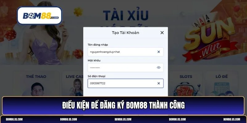 đăng ký BOM88