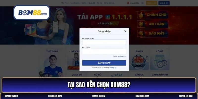 Đăng nhập BOM88