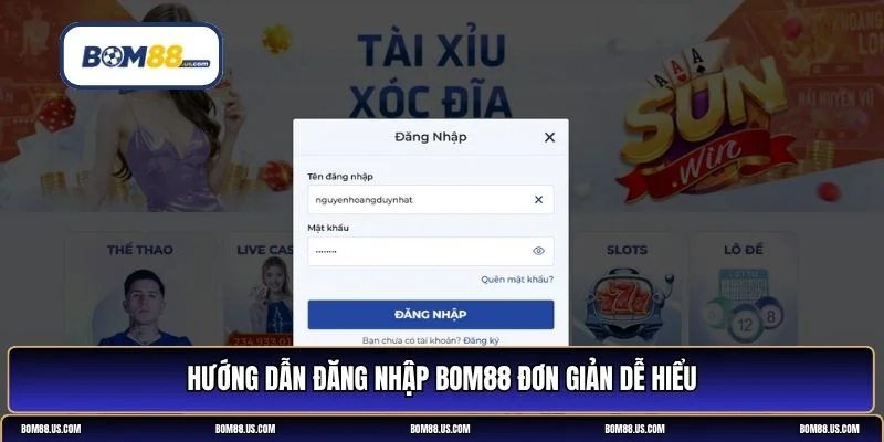 Đăng nhập BOM88