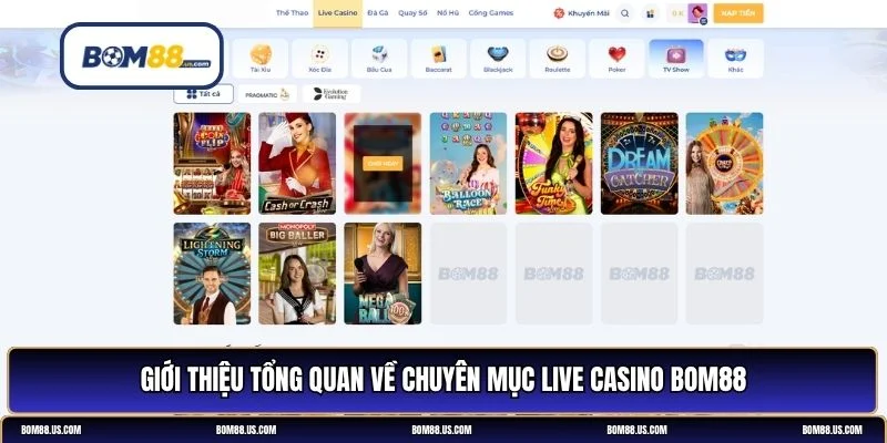 live casino BOM88