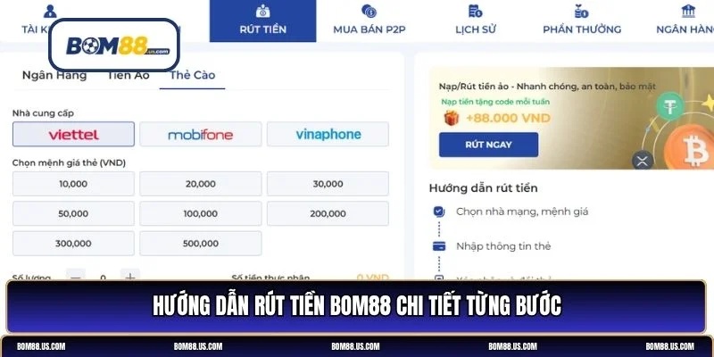 rút tiền BOM88