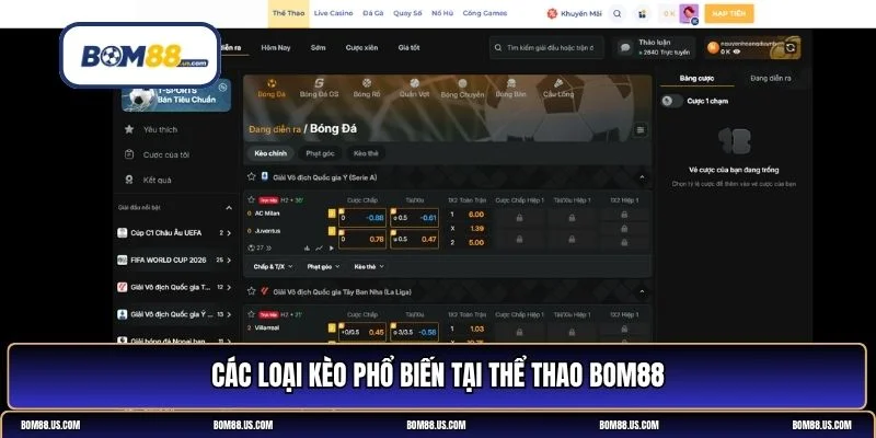 thể thao BOM88